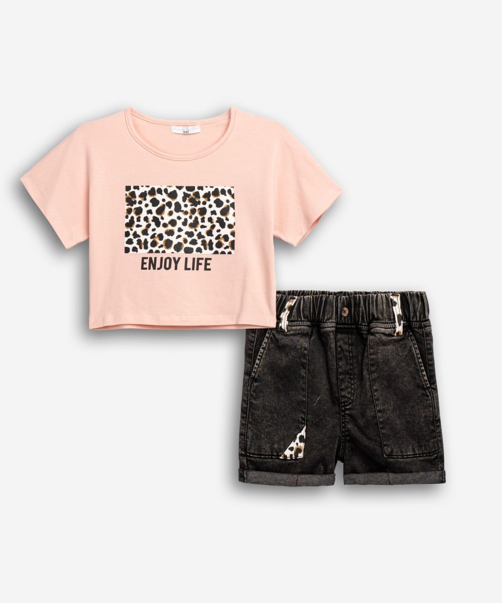 Funky Σετ Τζιν Σορτς Κορίτσι