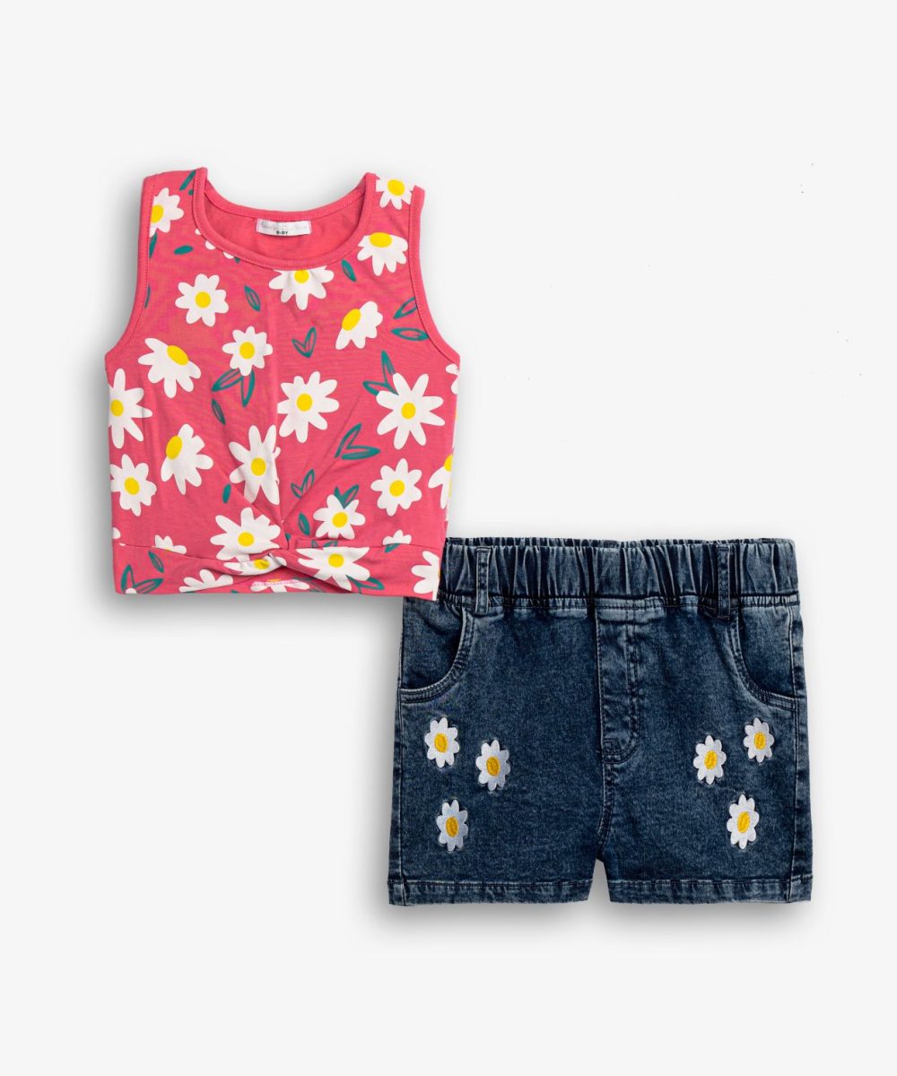 Funky Σετ Τζιν Σορτς Κορίτσι