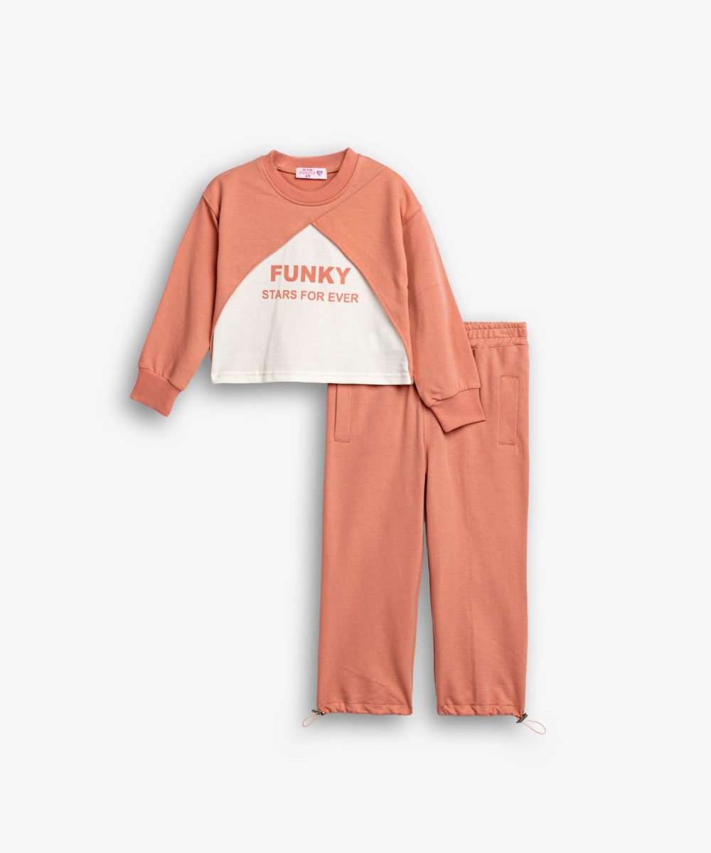 Funky Σετ Φόρμα Αχνούδιαστη Κορίτσι