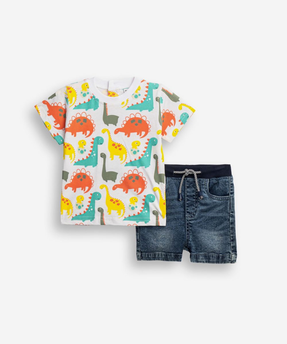 Funky Σετ Τζιν Βερμούδα Μηνών Αγόρι