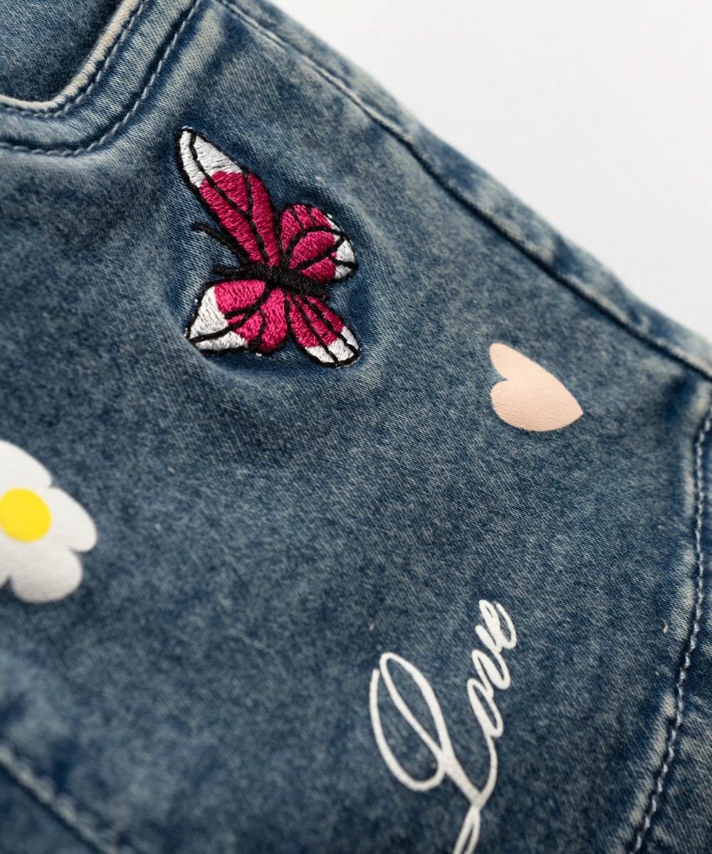 Funky Σετ Τζιν Σορτς Μηνών Κορίτσι