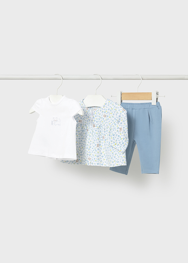 Mayoral Βρεφικό Σετ 3 Τμχ Κορίτσι