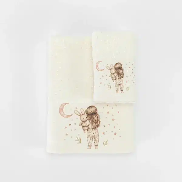 Borea Πετσέτες Σετ 2ΤΜΧ Goodnight