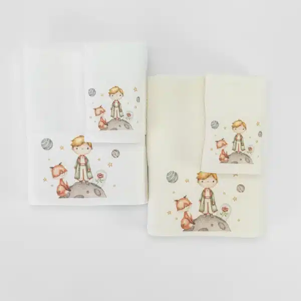 Borea Πετσέτες Σετ 2ΤΜΧ Little Prince