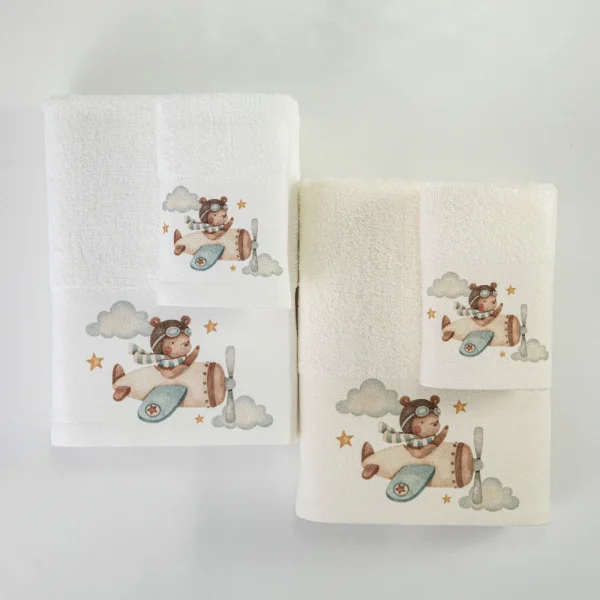 Borea Πετσέτες Σετ 2ΤΜΧ Pilot