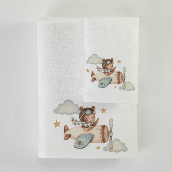 Borea Πετσέτες Σετ 2ΤΜΧ Pilot